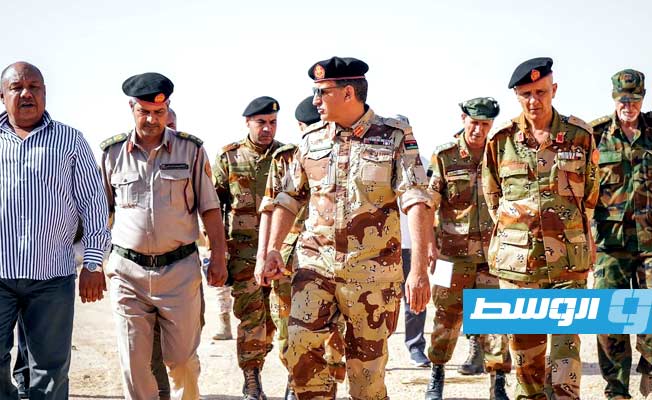 النمروش يتفقد آليات عمل ترسيم الحدود بين ليبيا وتونس