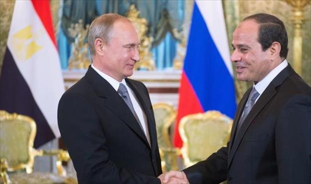 بوتين يبحث مع السيسي الأزمتين السورية والليبية