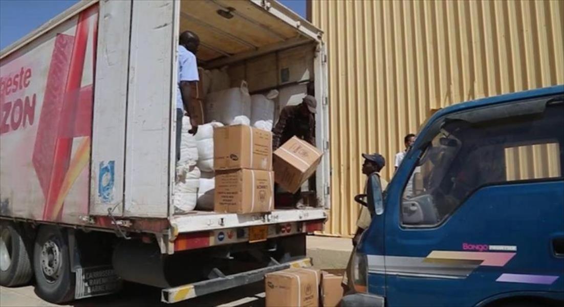 منظمة الإغاثة التركية توزع مساعدات على 400 عائلة بسرت