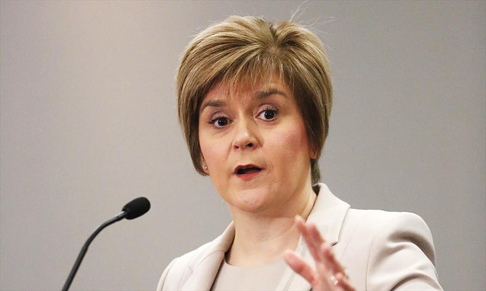 رئيسة الوزراء الاسكتلندية تطلب استفتاء جديد للاستقلال عن بريطانيا