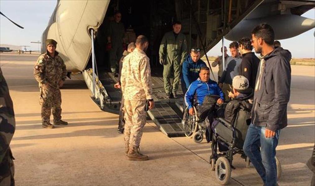 إيطاليا تنقل جرحى من الجيش ببنغازي للعلاج في مستشفياتها