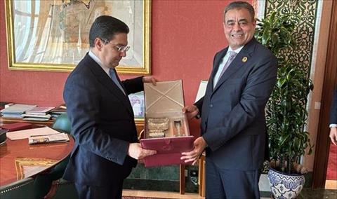 GNU Transport Minister Shahoubi discusses resumption of flights and visa services with Moroccan FM Bourita