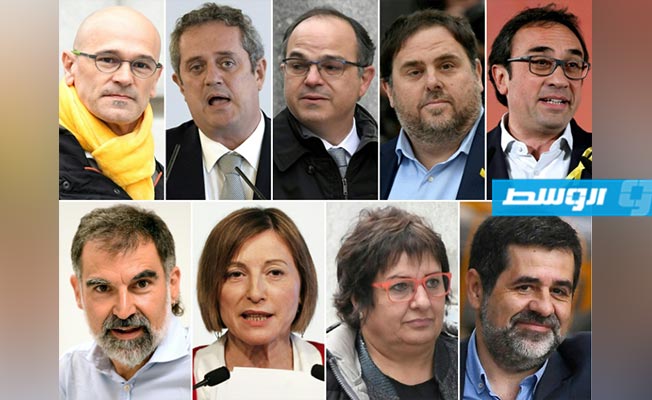 محاكمة 12 من القادة الاستقلاليين في «انفصال كاتالونيا» بإسبانيا