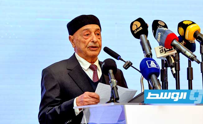 Aguila Saleh confirms Libya's readiness to prevent migrant smuggling, calls for a comprehensive solution to the issue