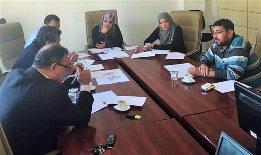 اجتماع تمهيدي للجنة إعداد قاعدة بيانات جغرافية مركزية ومشروع رقمنة بنغازي