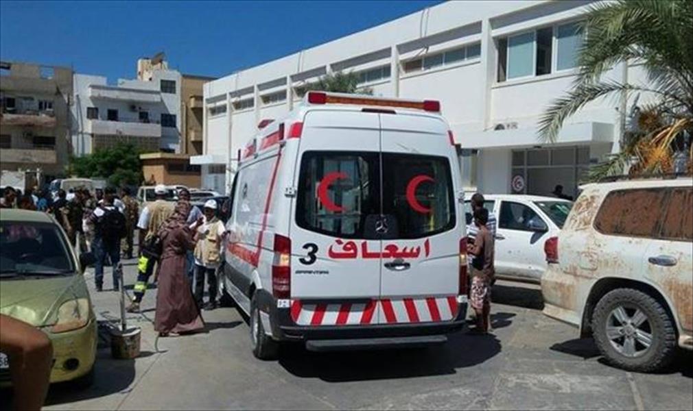 استعادة سيارة إسعاف في هراوة استولى عليها مسلحون في أبوهادي