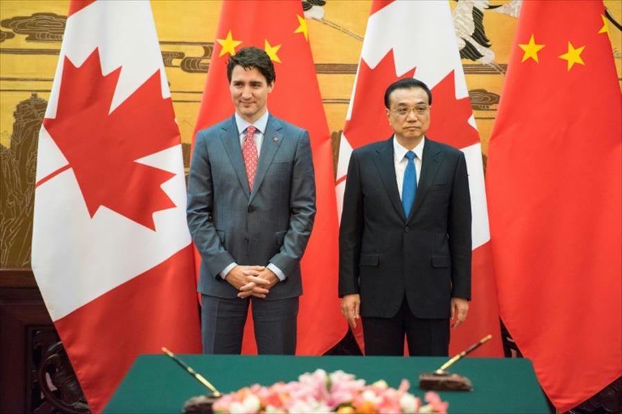 الصين وكندا توقعان ثلاثة اتفاقات تجارية