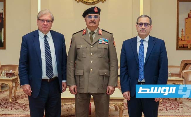 Haftar discusses Bathily initiative with U.S. Special Envoy Norland and Chargé d'Affaires Brendt