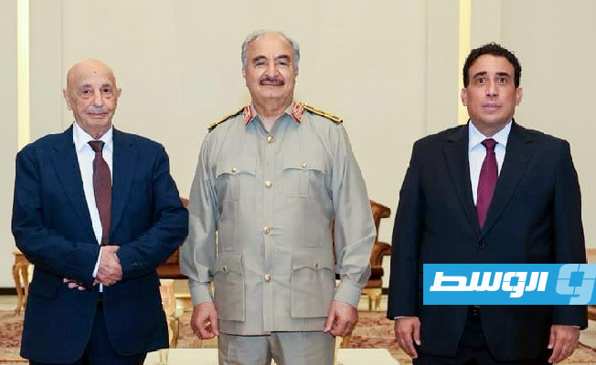 Menfi, Saleh and Haftar agree not to participate in any new committees 'except within the internal national framework'