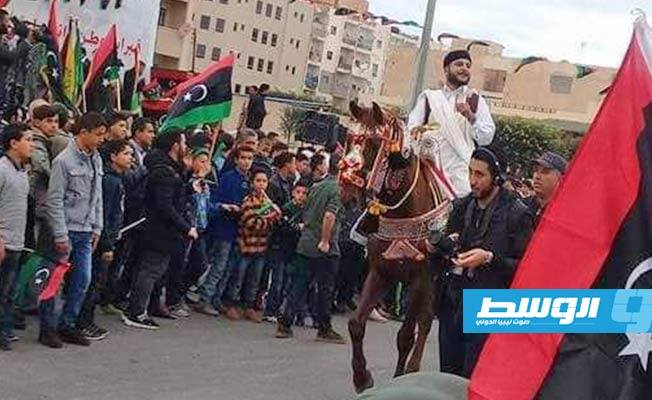 انطلاق الاحتفالات بالذكرى العاشرة لثورة فبراير في مصراتة