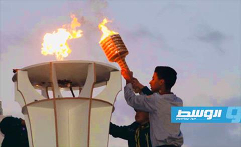 إيقاد شعلة العيد الـ 66 لتأسيس الحركة الكشفية ببنغازي