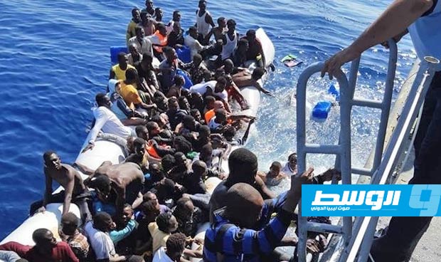 «داخلية الوفاق»: إنقاذ 26 مهاجرًا غير شرعي غرب زوارة