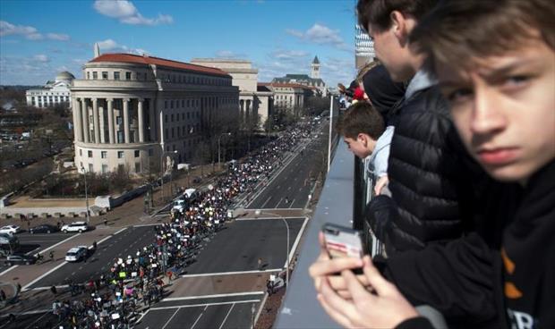 مسيرات طلابية في أميركا استنكارًا لحوادث إطلاق النار