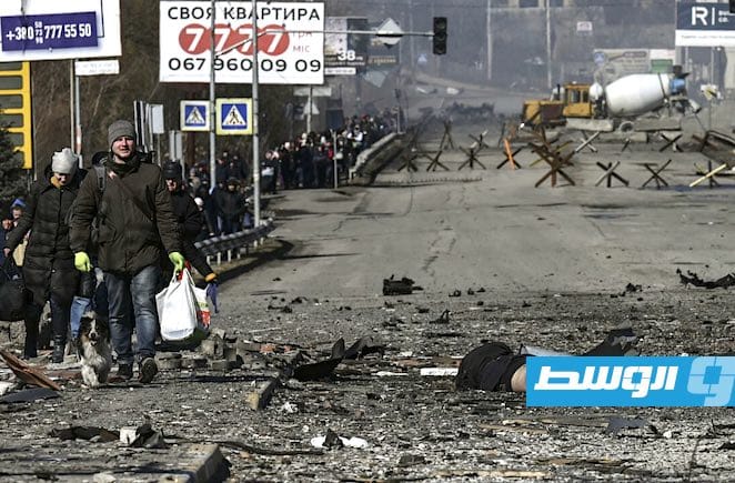 قصف جوي على مدينة دنيبرو وفرار 2.5 مليون شخص من أوكرانيا