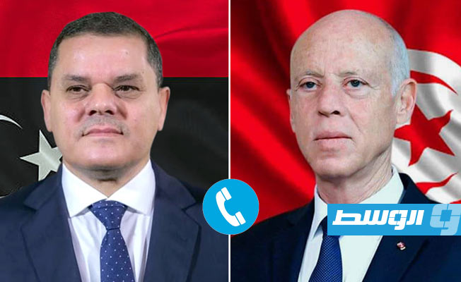 الرئيس التونسي يجدد للدبيبة التأكيد على أن الحل في ليبيا «لا يمكن أن يكون إلا ليبياً-ليبياً»