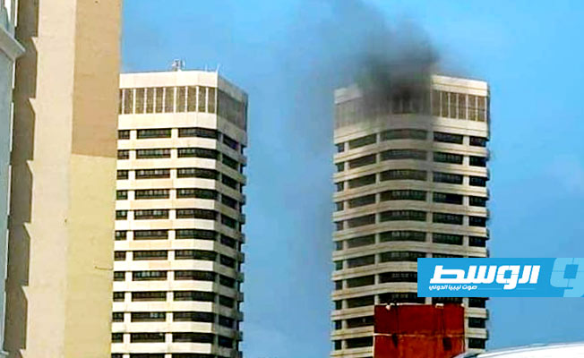 Fire at Tripoli's 'That El Emad Towers' complex extinguished