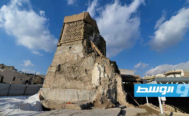 اكتشاف أرضيات مصلى يعود للقرن الثاني عشر في الموصل
