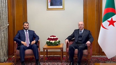 Algerian PM Benabderrahmane receives GNU Interior Minister Trabelsi