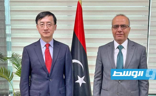 القائم بأعمال سفارة الصين يؤكد للافي استعداد بكين للمساعدة في إعادة إعمار ليبيا