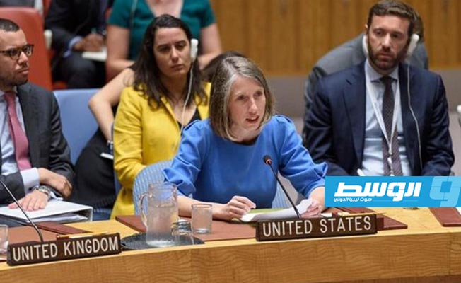 نائبة الممثل الأميركي لدى الأمم المتحدة تطالب بالالتزام بقرار وقف إطلاق النار في ليبيا