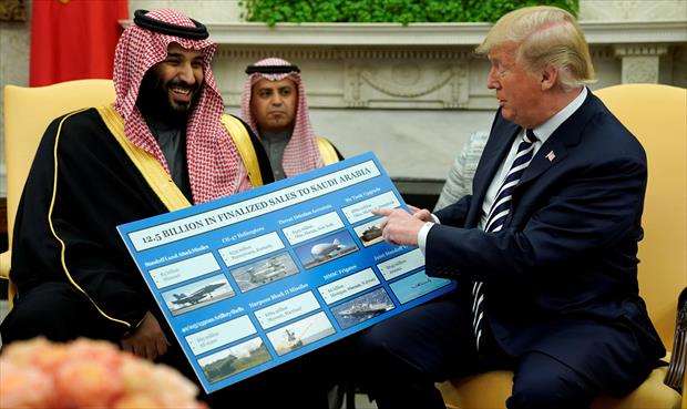ترامب يتحدى الكونغرس ويقر مبيعات أسلحة بثمانية مليارات دولار للسعودية والإمارات