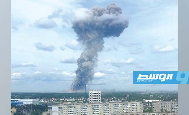 مفقودان و22 مصابًا إثر انفجارات في مصنع عسكري روسي