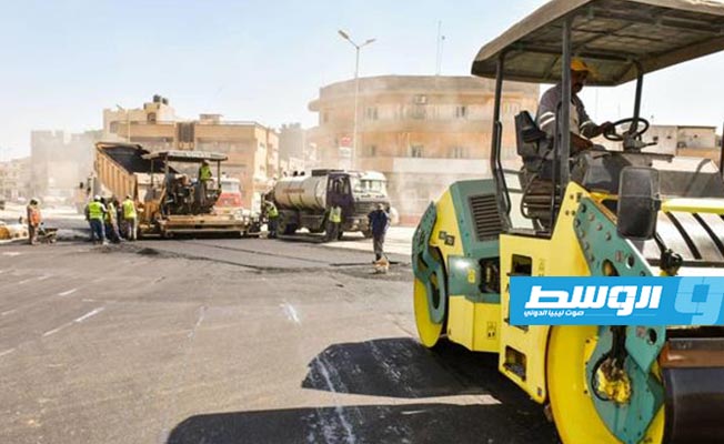 انطلاق أعمال صيانة بالطريق الدائري الثالث ببنغازي