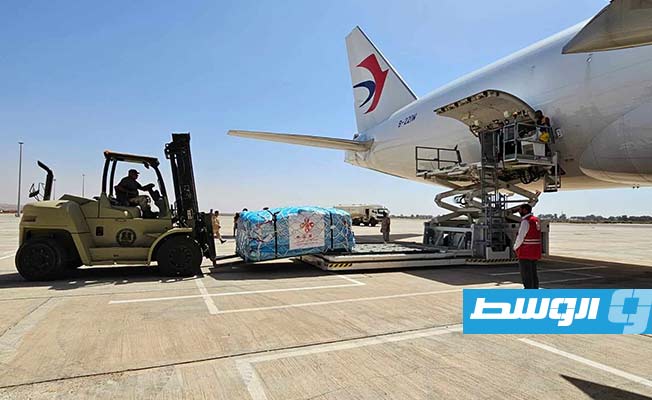 90 tons of relief aid from China arrives in Benghazi