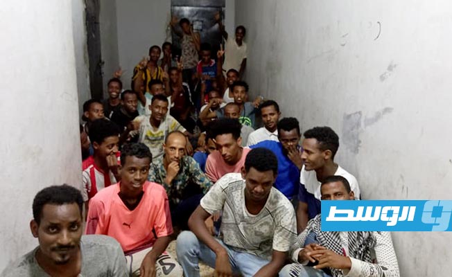 Kufra Security Directorate frees 42 migrants held on a farm in the city