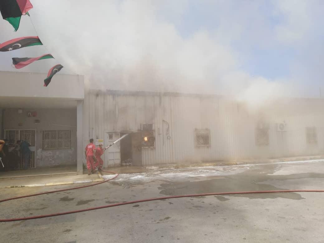 حريق بمصحّة النفط في طرابلس