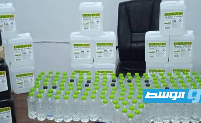 Benghazi Security seizes homemade alcohol during raid in Bouhdaima area