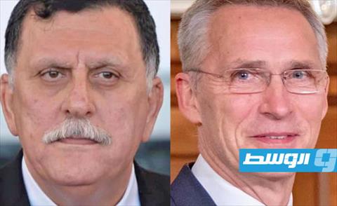 NATO Secretary General and Al-Sarraj discuss situation in Libya