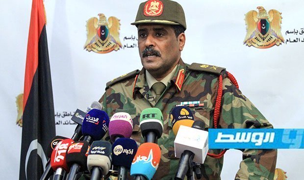 LNA Spox: Units from Sebha Military District dealt with subversive elements, took control of their headquarters