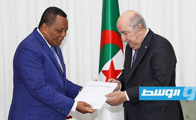 Algerian President Tebboune receives invitation to participate in the 'Brazzaville Summit' on Libya