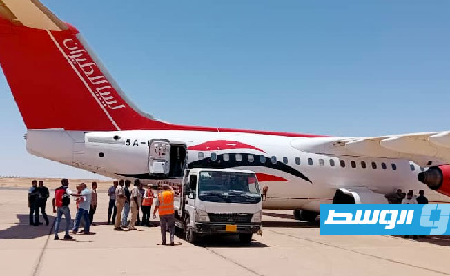 22 million dinars in liquidity arrives at Kufra Airport