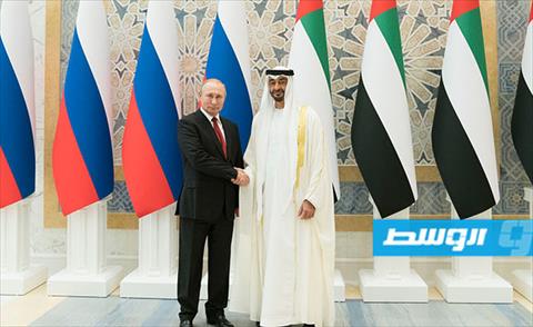 بوتين يجري محادثات اقتصادية وسياسية في أبوظبي