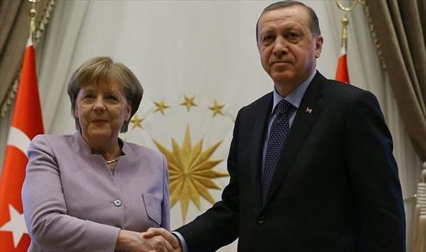 إردوغان: ميركل اقترحت مشاركة الجزائر وتونس وقطر في مؤتمر برلين