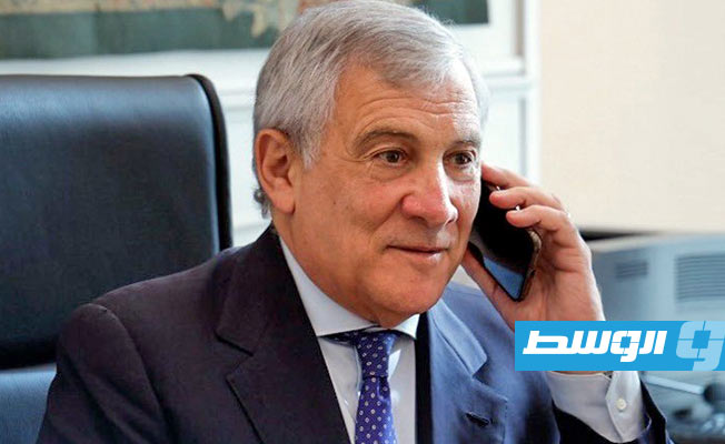 Italy FM Tajani calls for "close coordination to facilitate national reconciliation in Libya" in phone call with Algerian FM Ataf