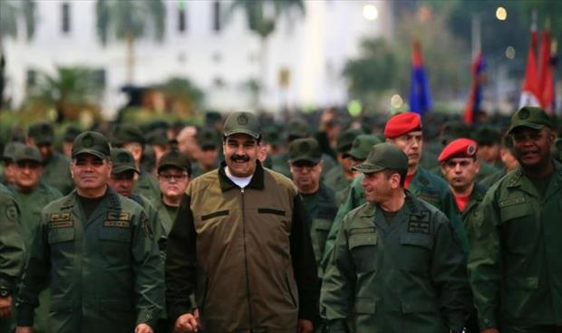 غوايدو يحاول استمالة الجيش الفنزويلي ومادورو يدعوه للاستعداد لهجوم أميركي