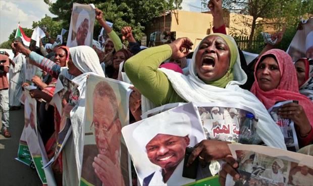 تظاهرة لأسر المعتقلين من النظام السوداني السابق تطالب بإطلاقهم