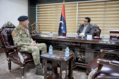 Menfi discusses border security with GNU Chief of Staff Al-Haddad