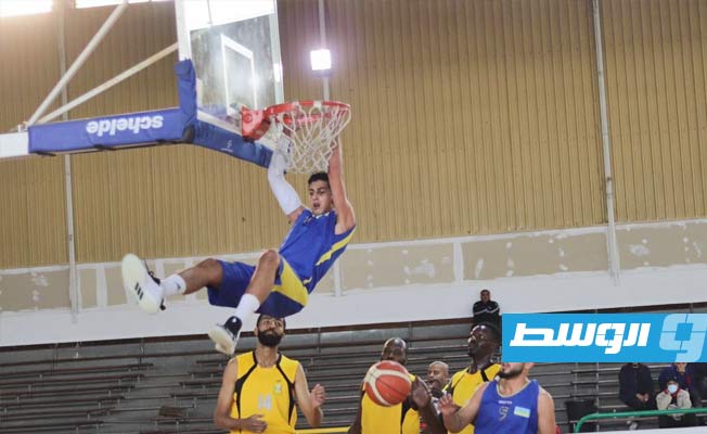 فوز الجزيرة والأهلي بنغازي في الدوري الليبي لكرة السلة