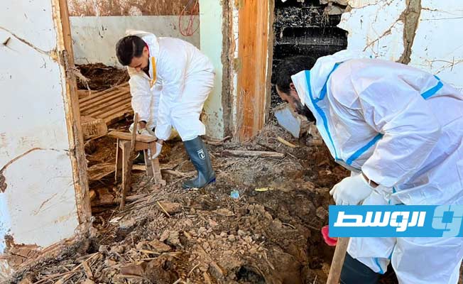 Decomposed body recovered from Al-Zahraa School in flood-hit Derna