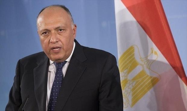 وزير الخارجية المصري يعتبر «اتفاق أردوغان والسراج لا يمس مصالح مصر لكنه يعقّد الوضع»