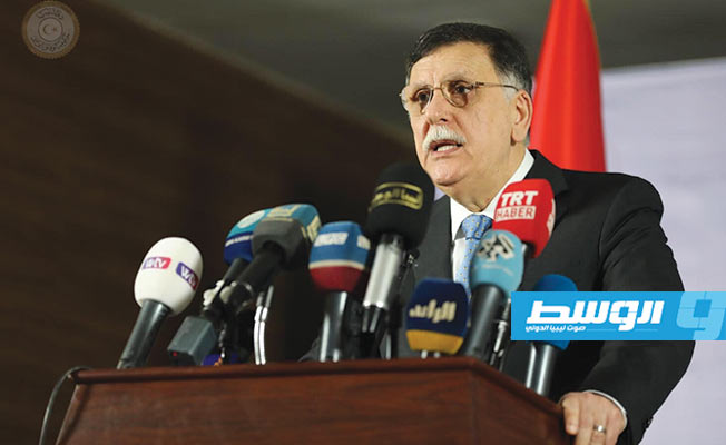 السراج: العدوان على طرابلس يهدف إلى إعادة حكم الفرد