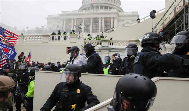 «فرانس برس»: استقالة رئيس شرطة «الكابيتول» بعد اقتحام مقرّ الكونغرس
