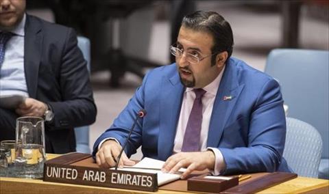 الإمارات تدعو لبذل مزيد من الجهود الدولية لإعادة الأمن والاستقرار في ليبيا