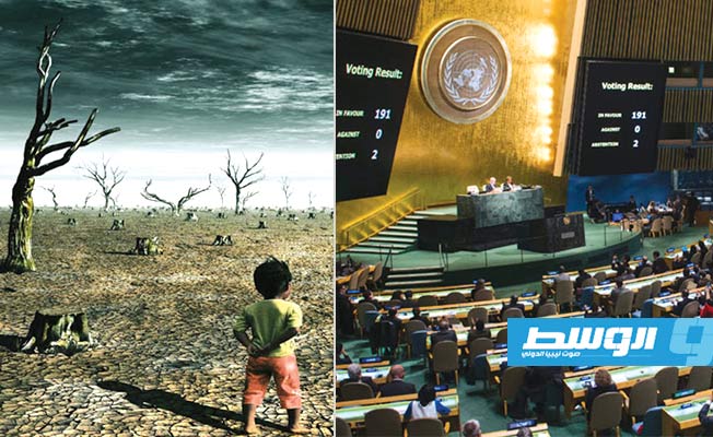 الأمم المتحدة: التغيرات المناخية قد تجعل بعض الدول غير صالحة للعيش فيها