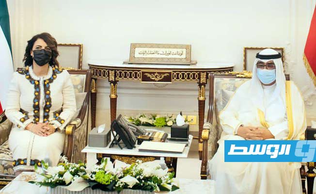 المنقوش تطلع ولي عهد الكويت على «مبادرة استقرار ليبيا»