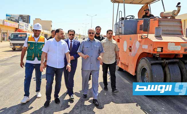 Marshal Haftar conducts inspection tour of reconstruction projects being implemented in Benghazi